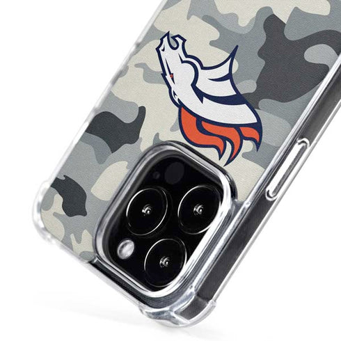 NFL Denver Broncos Camo iPhone 16 Pro MagSafe Case